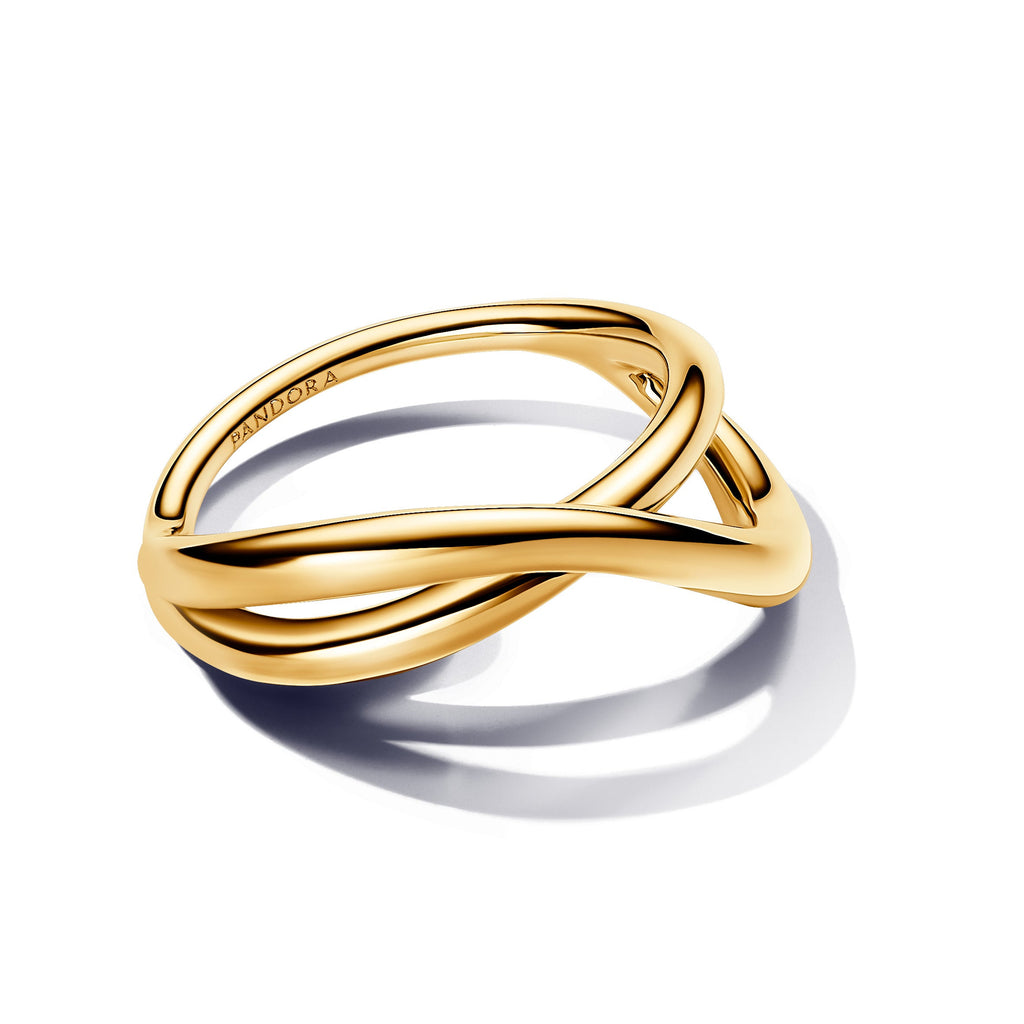 Pandora Ring Featuring Organically Shaped Infinity