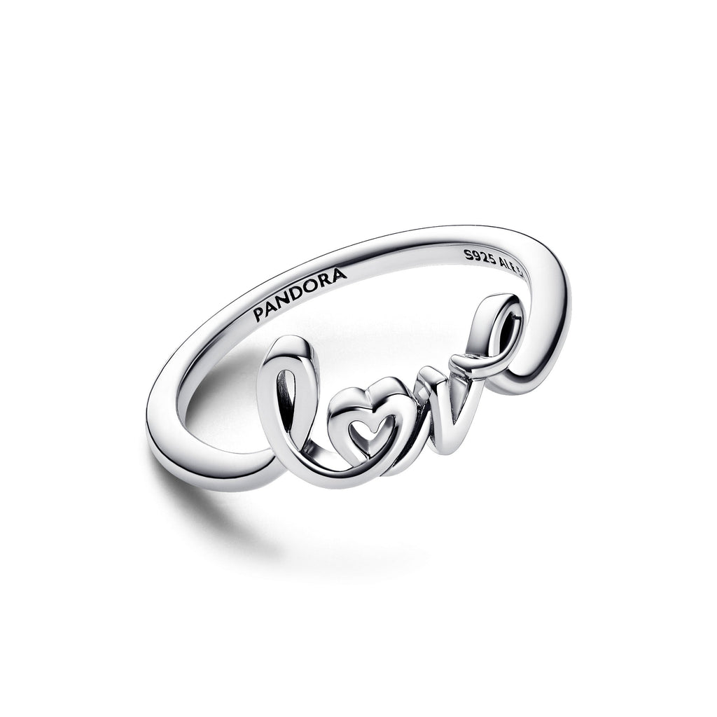 Pandora Handwritten Love Ring
