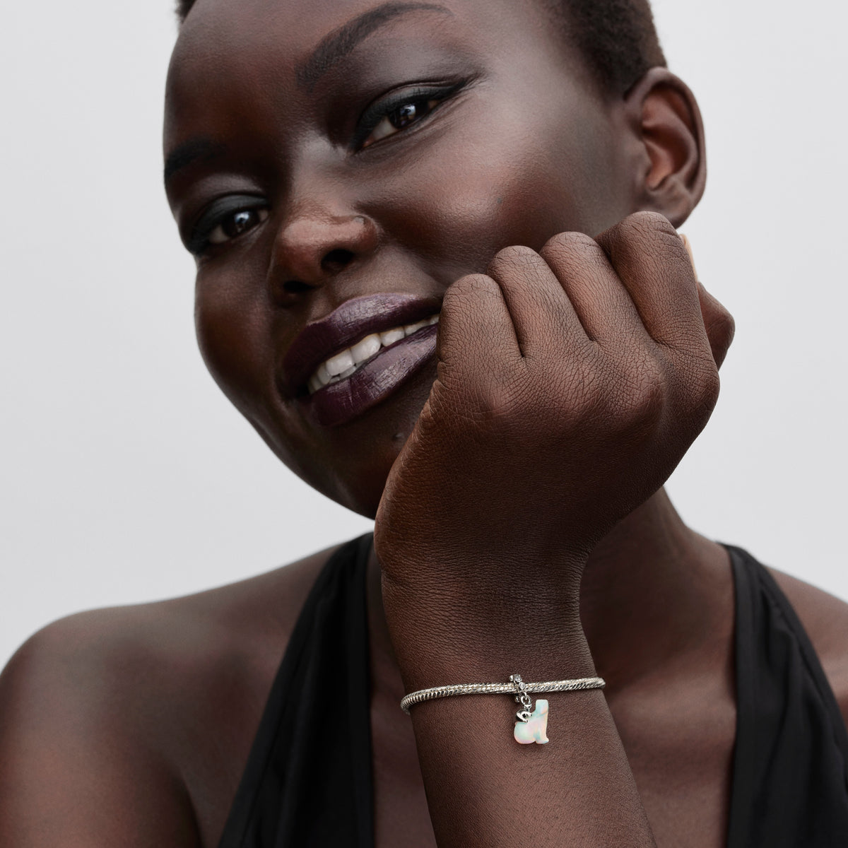 Pandora Charm Featuring Polar Bear Mother & Cub Dangle