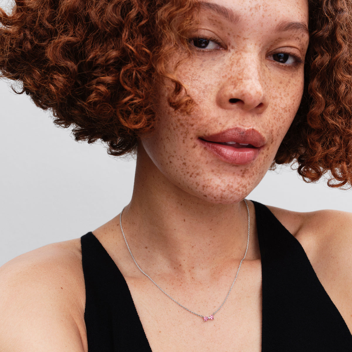 Pandora Necklace Featuring Bow