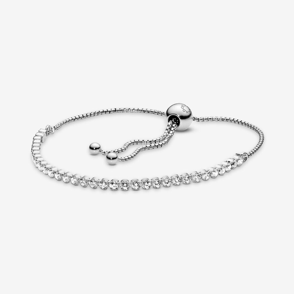 Sparkling Slider Tennis Bracelet