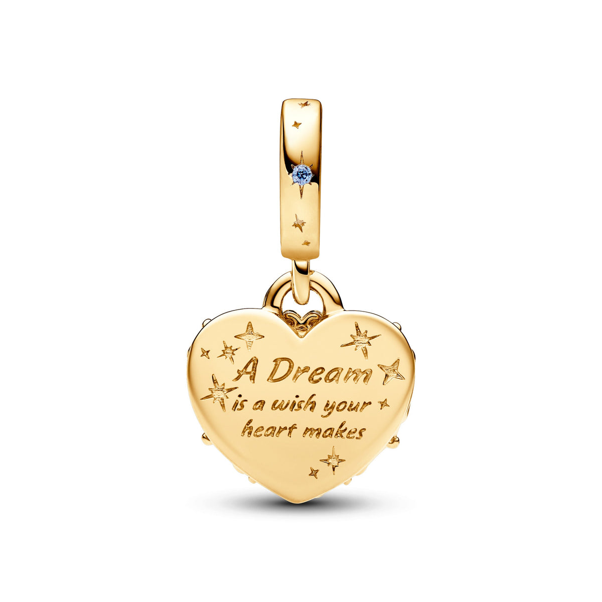 Pandora Disney Cinderella's Carriage & Heart Double Dangle Charm