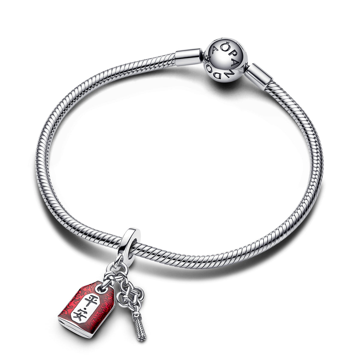 Pandora Charm Featuring Lucky Amulet Double Dangle