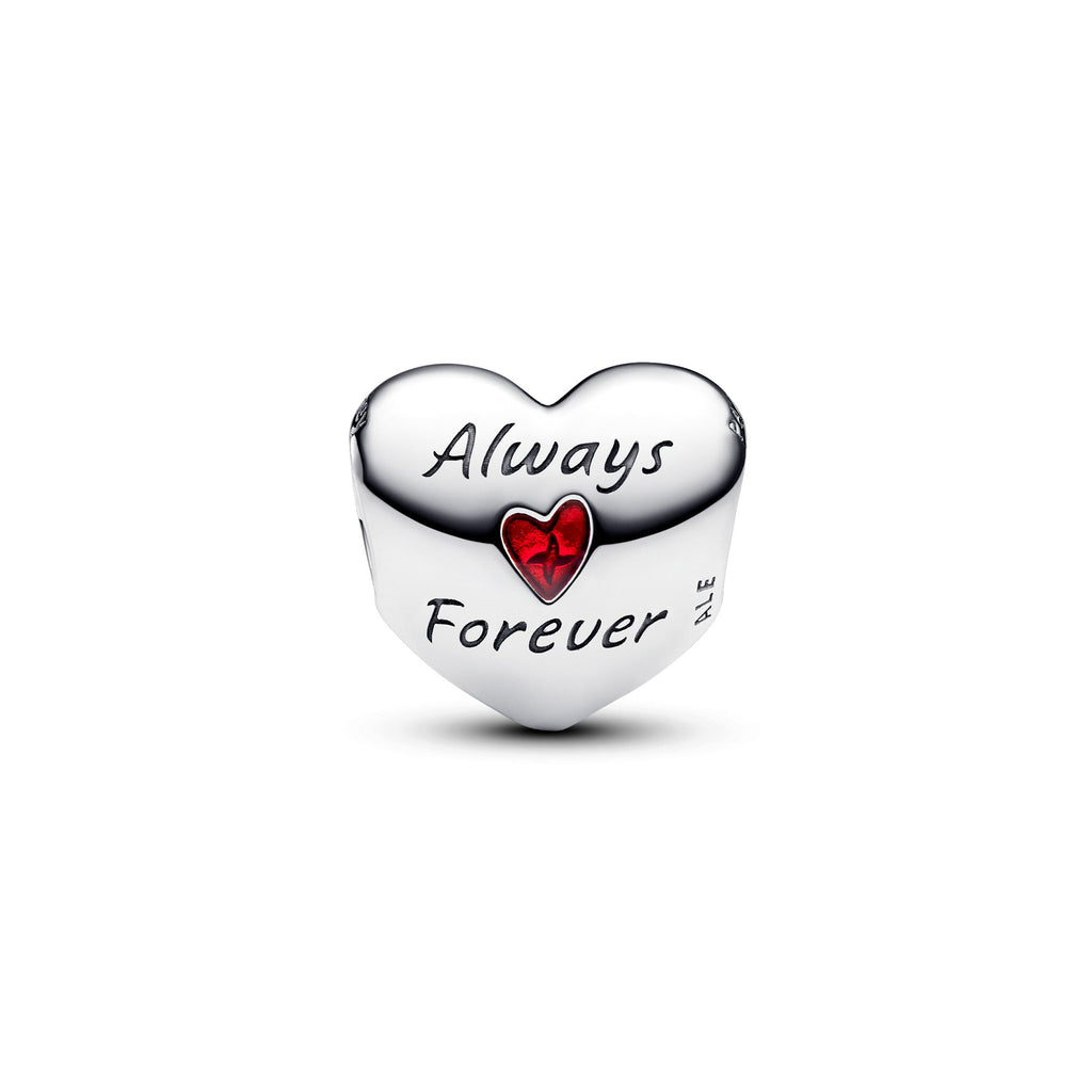 Pandora Charm Featuring Disney Mickey Mouse & Minnie Mouse Heart