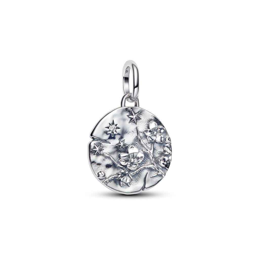 Cherry Blossom Medallion Charm