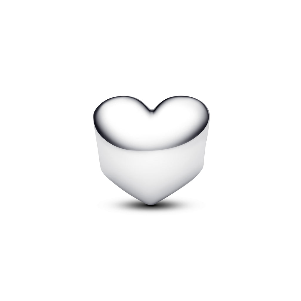 Pandora Engravable Clear Stone Heart Charm