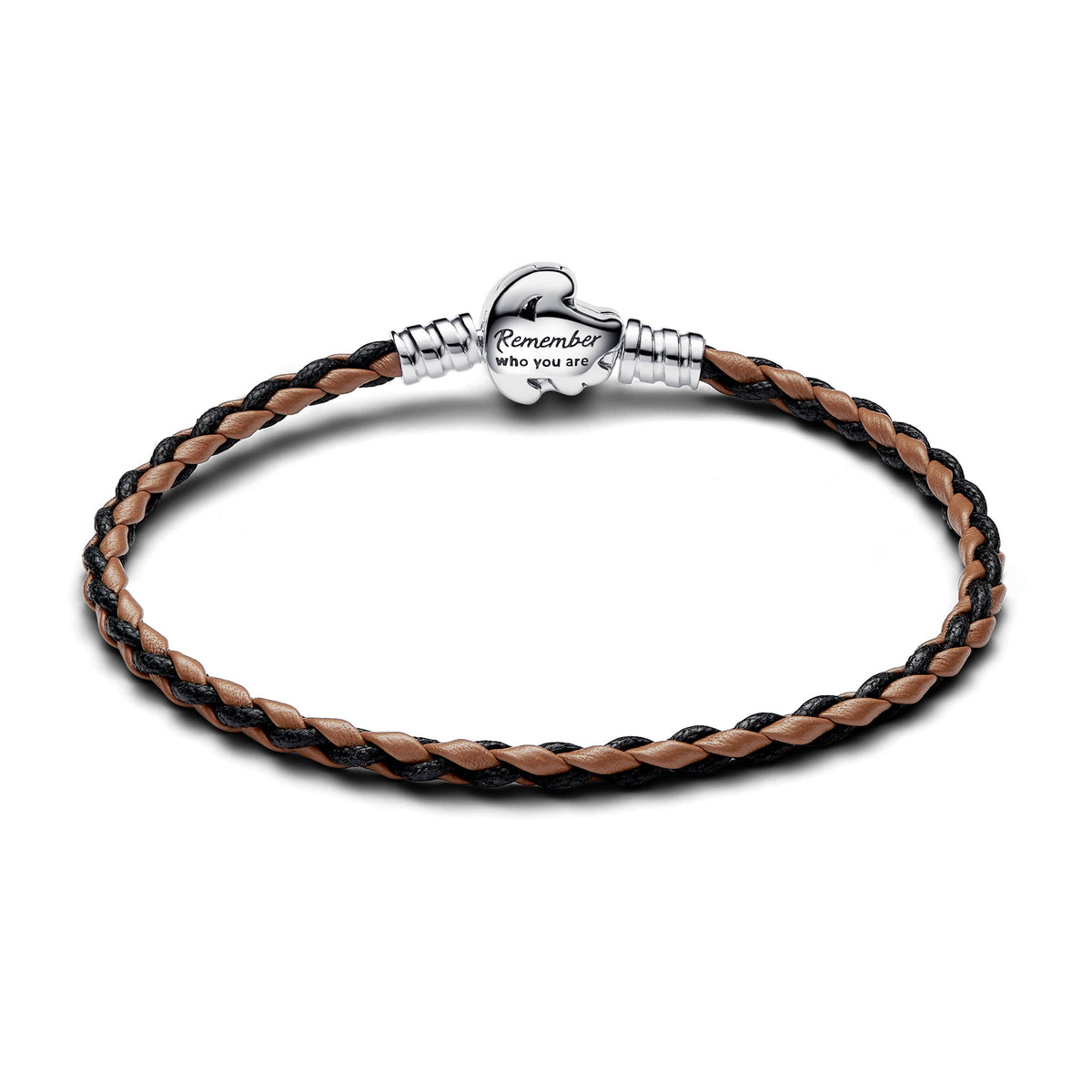 Pandora Disney The Lion King Clasp Moments Braided Leather Bracelet