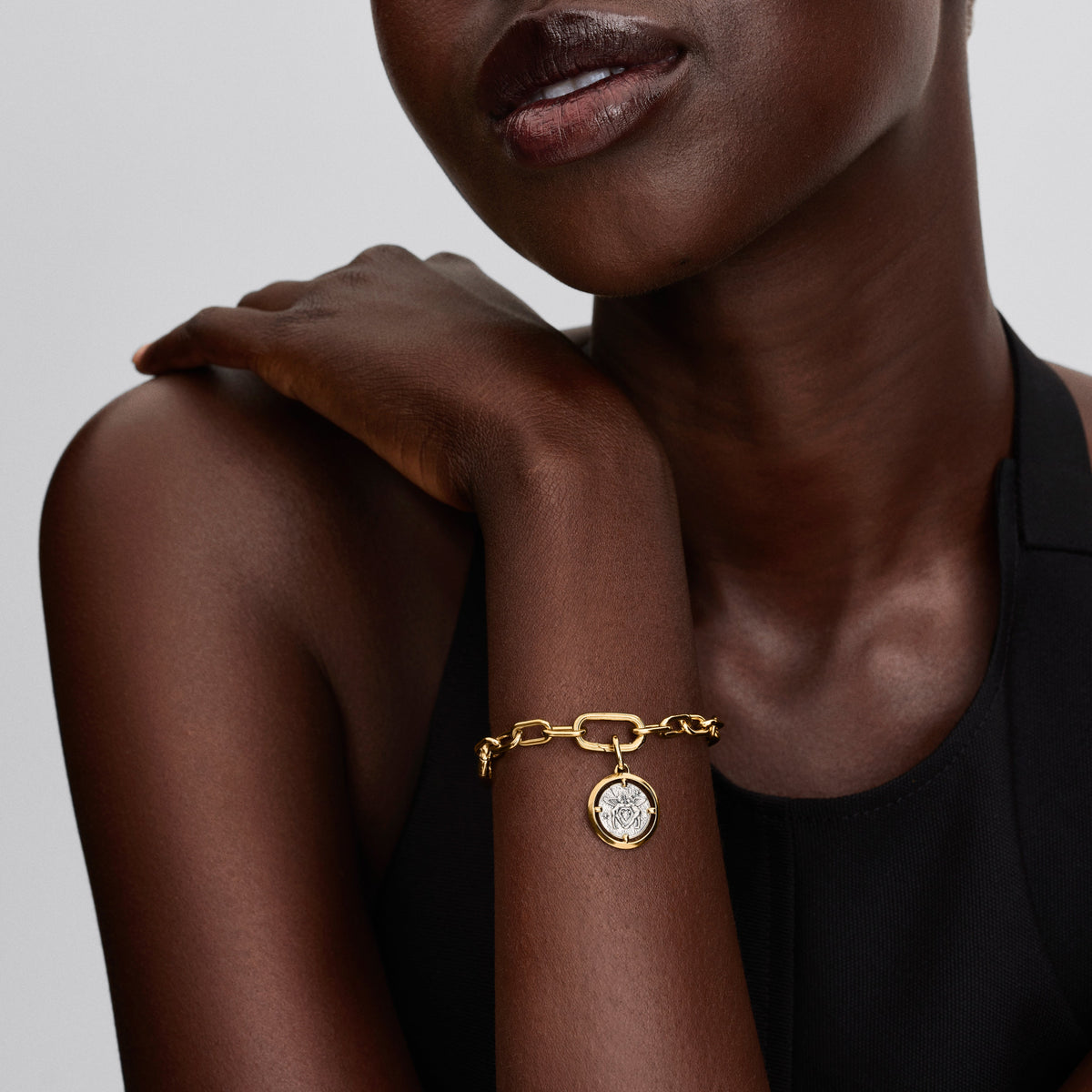 Pandora Charm Featuring Cupids Medallion
