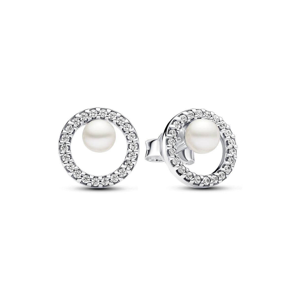 Pandora Freshwater Cultured Pearl Timeless Necklace and Earrings Set