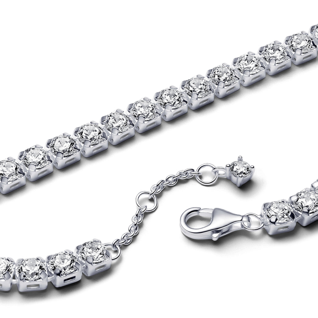 Pandora Bracelet Featuring Sparkling Bold Tennis