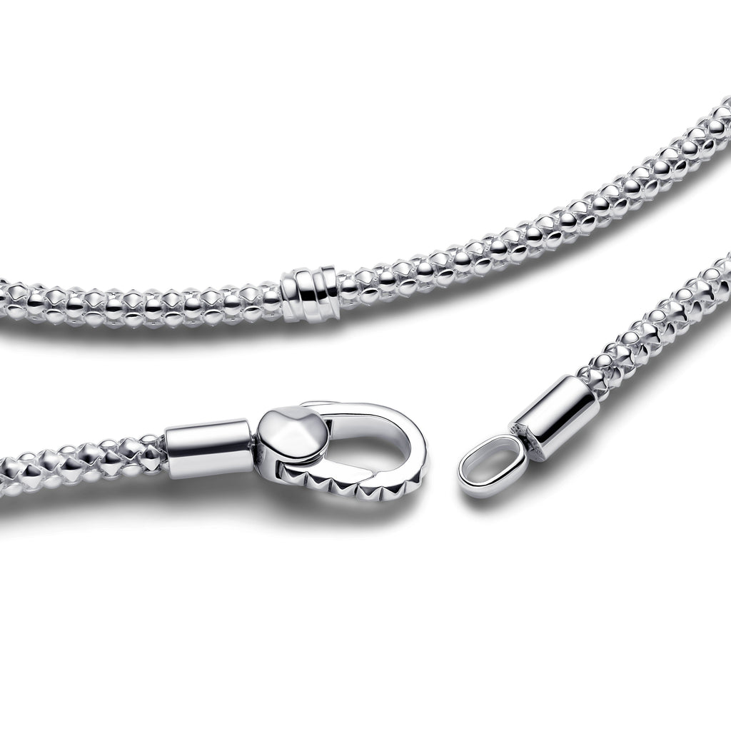 Pandora Bracelet Featuring Studded Clasp & Chain