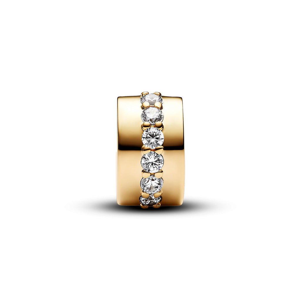 Pandora Charm Featuring Clear Sparkling Row Clip