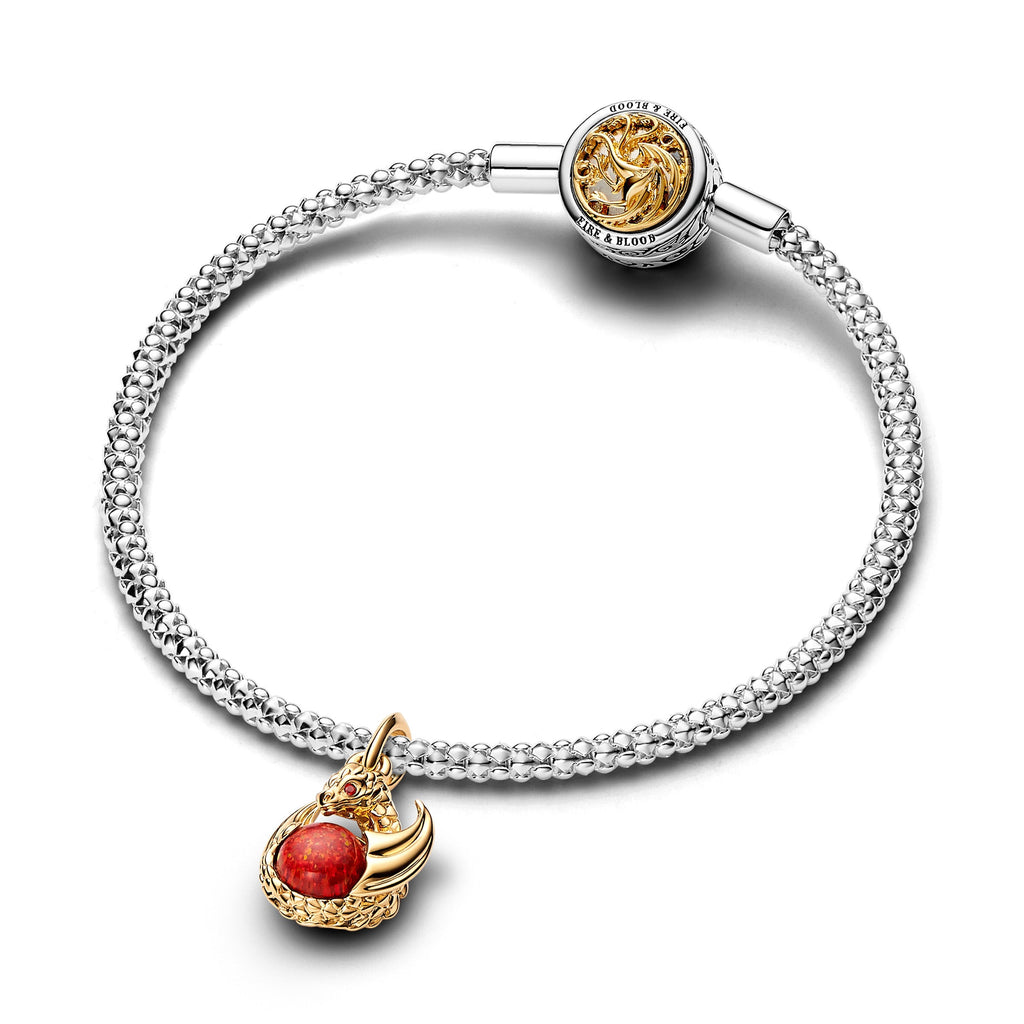Pandora Charm Featuring Game of Thrones Dragon Fire Dangle