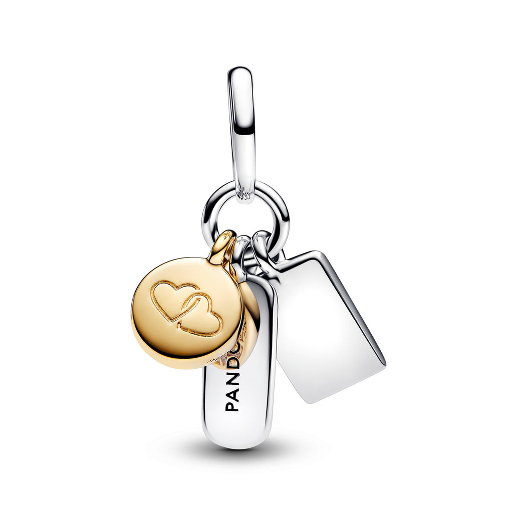 Pandora Charm Featuring Friendship Triple Dangle