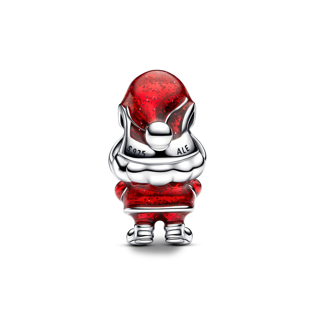 Pandora Charm Featuring Playful Santa