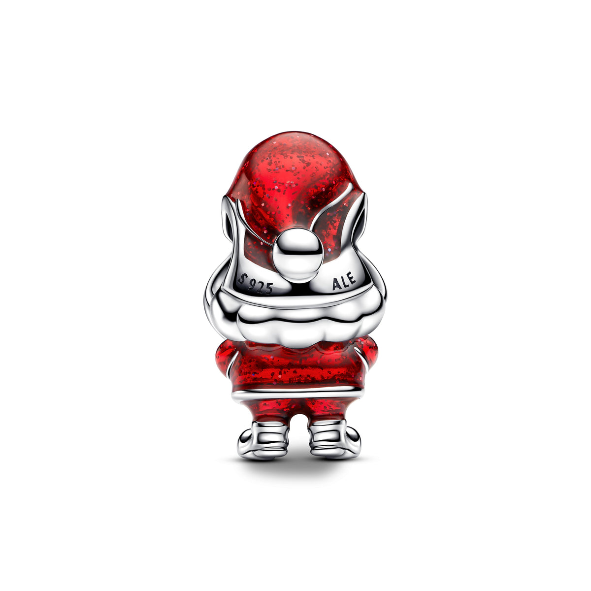 Pandora Charm Featuring Playful Santa