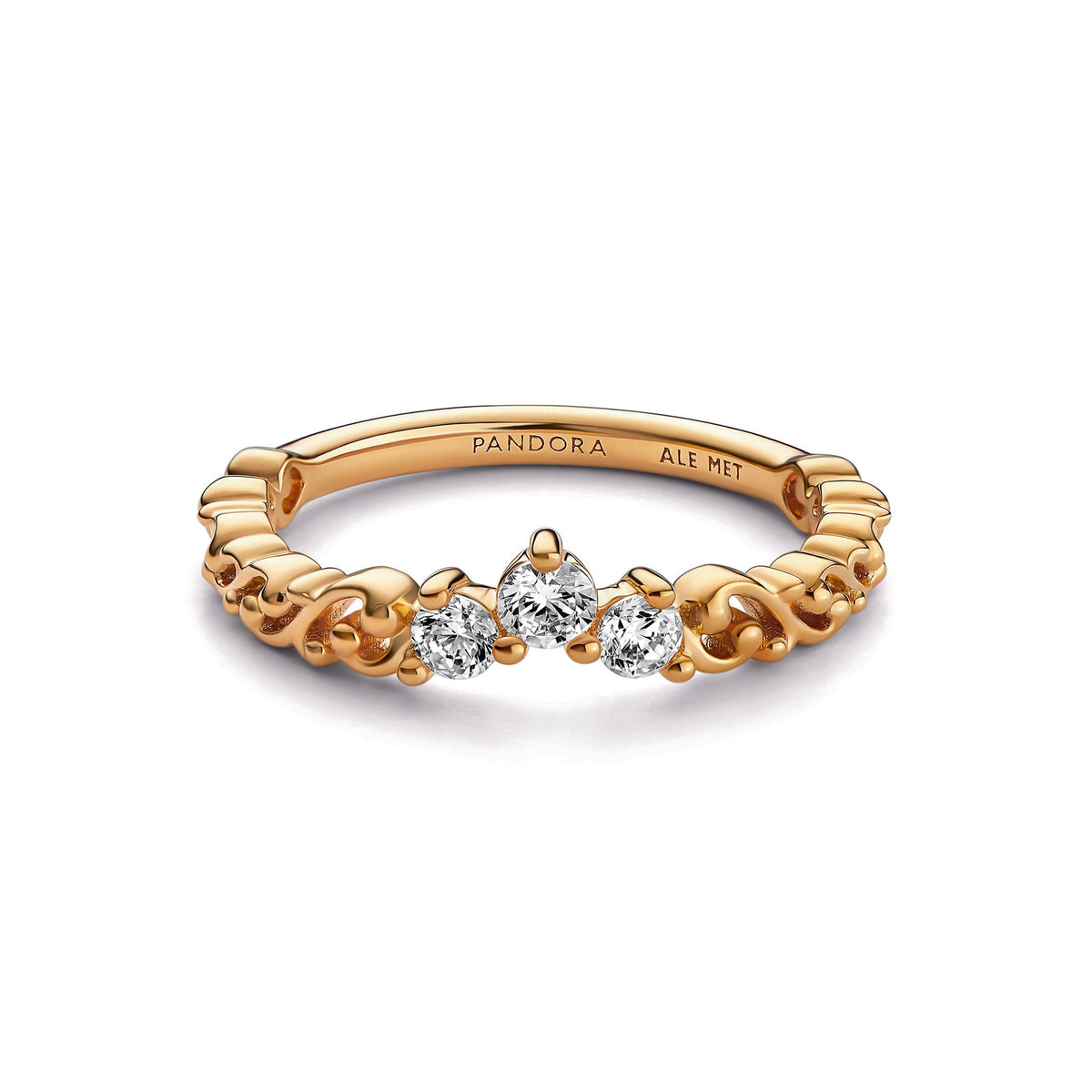 Pandora Ring Featuring Regal Swirl Tiara