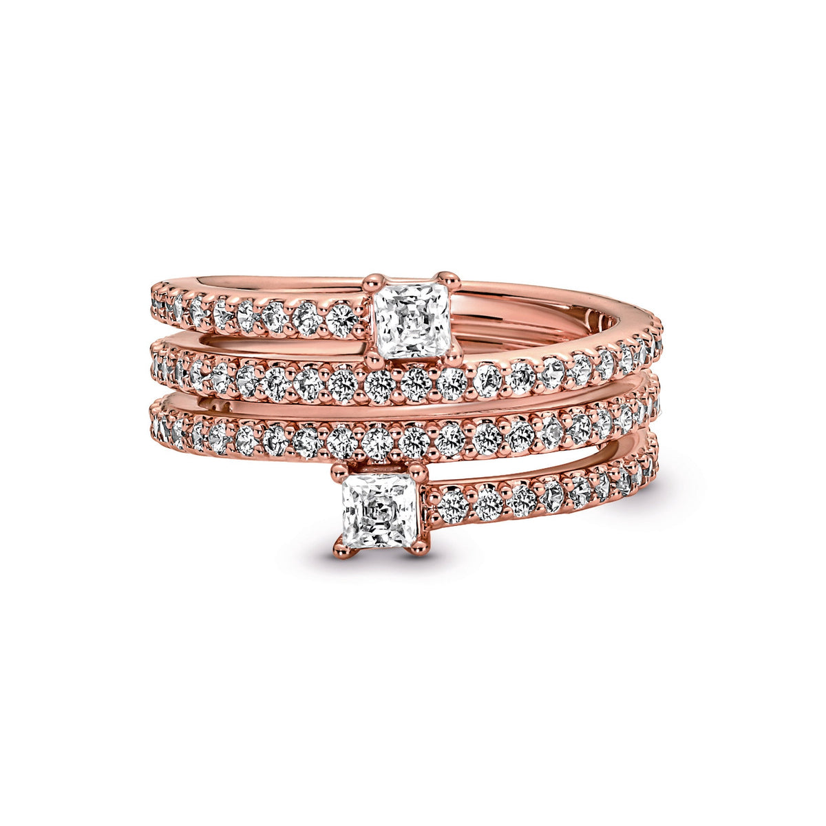 Pandora Ring Featuring Triple Spiral
