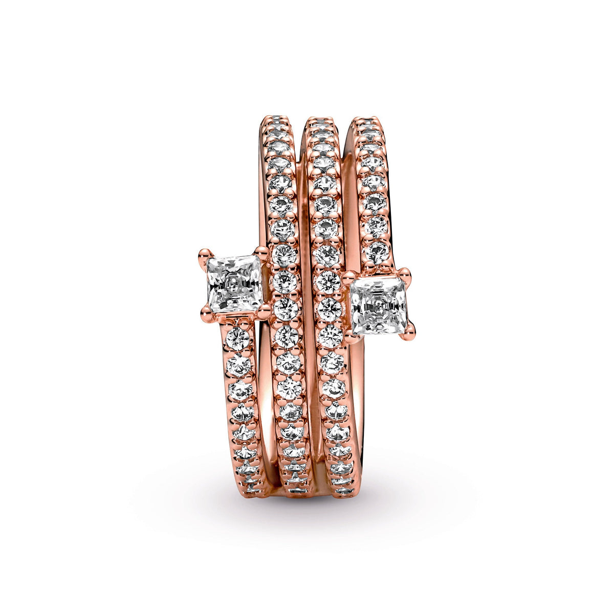 Pandora Ring Featuring Triple Spiral
