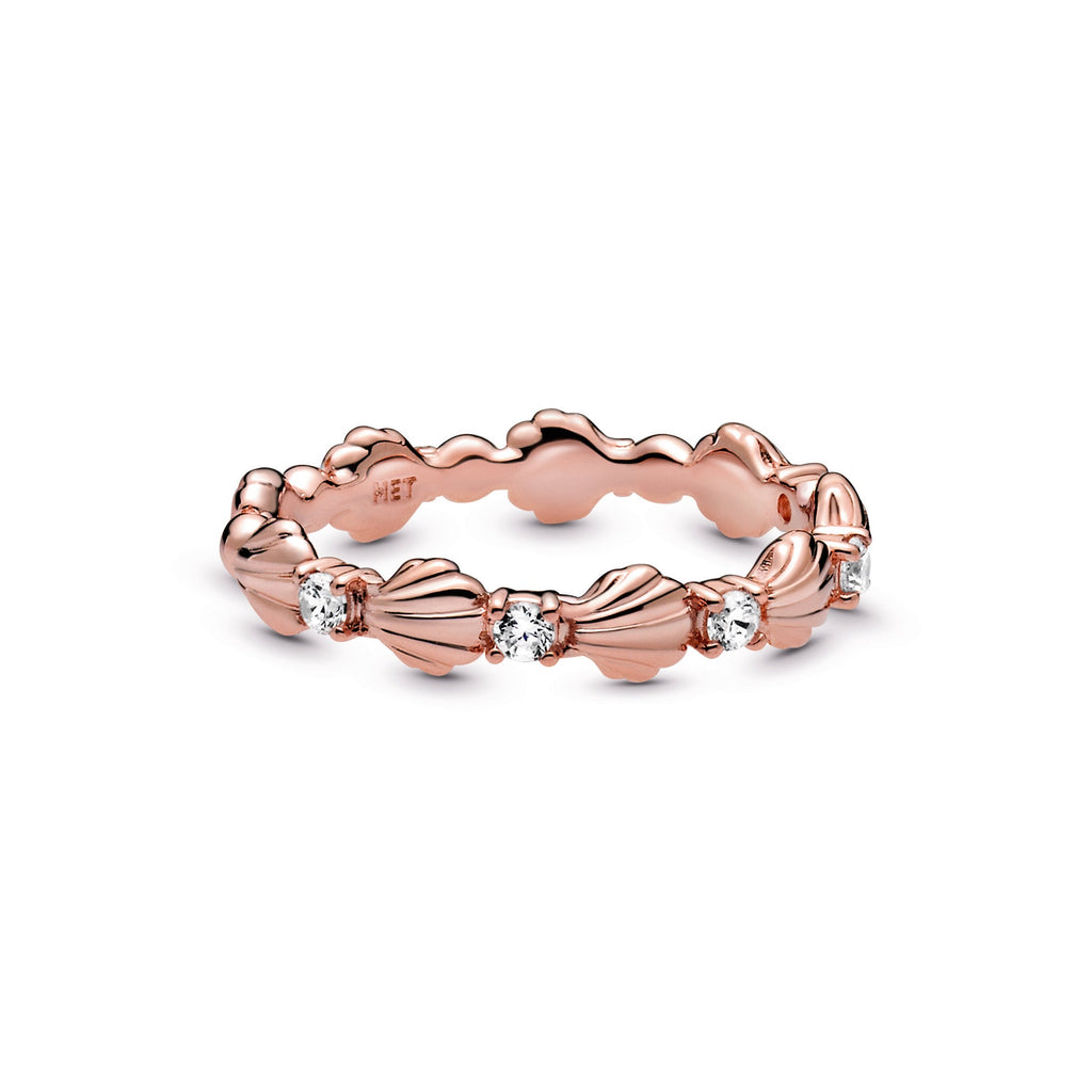 Pandora Sparkling Seashell Band Ring