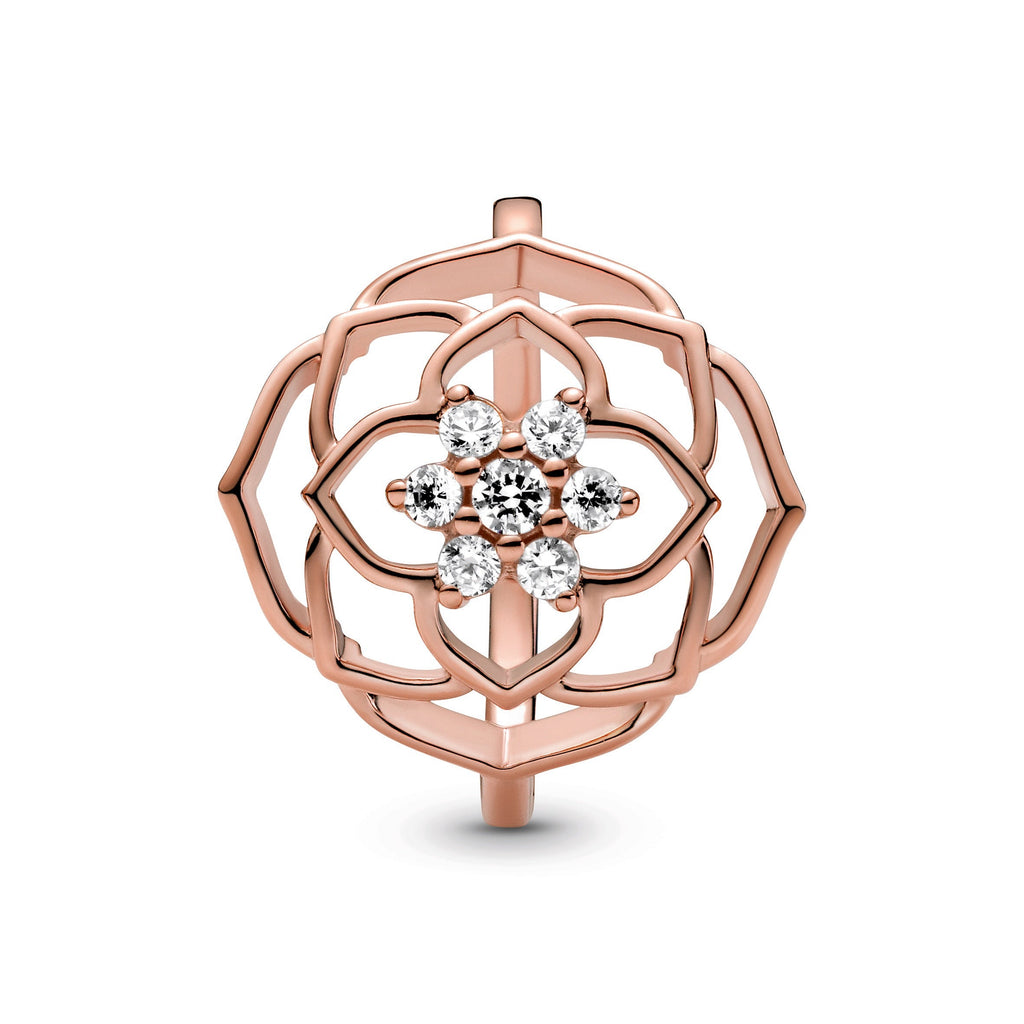 Pandora Ring Featuring Rose Petals Statement
