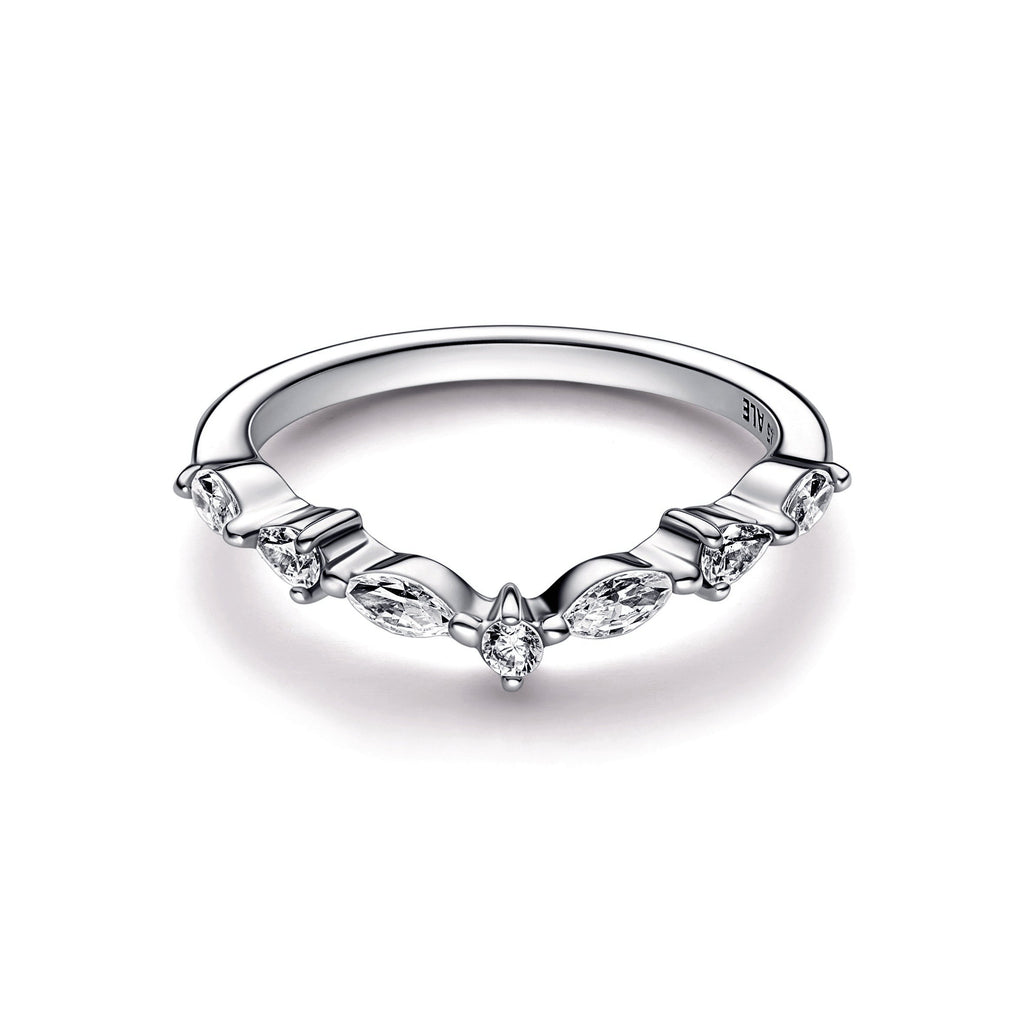 Pandora Ring Featuring Timeless Wish Sparkling Alternating