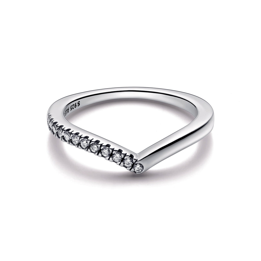 Pandora Ring Featuring Timeless Wish Half Sparkling