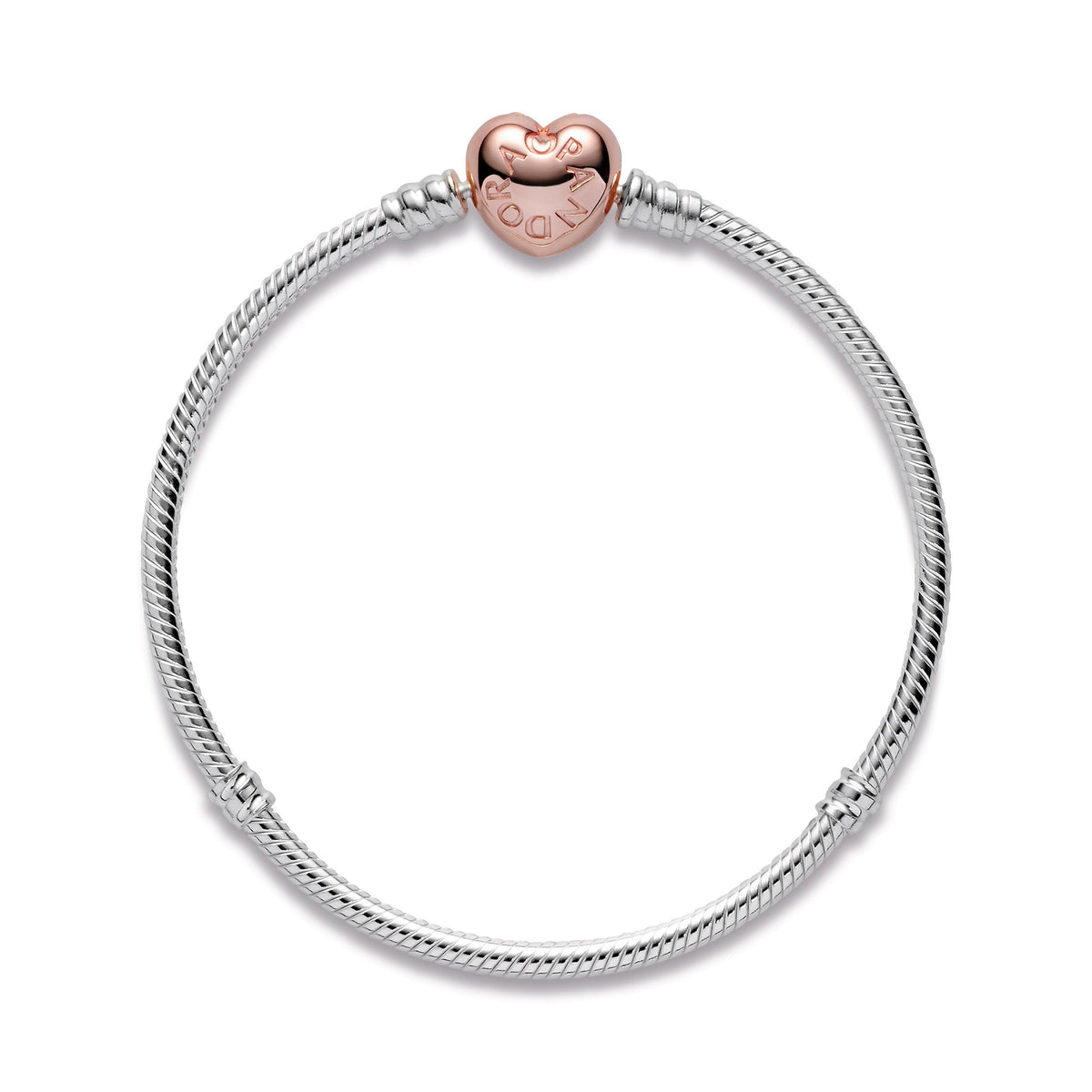 Pandora Moments Heart & Snake Chain Bracelet