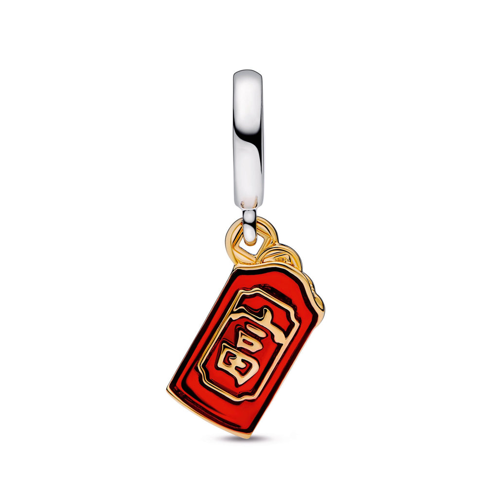 Pandora Two-tone Red Envelope Dangle Charm