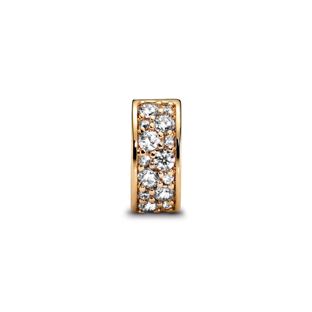 Pandora Charm Featuring Clear Pavé Clip