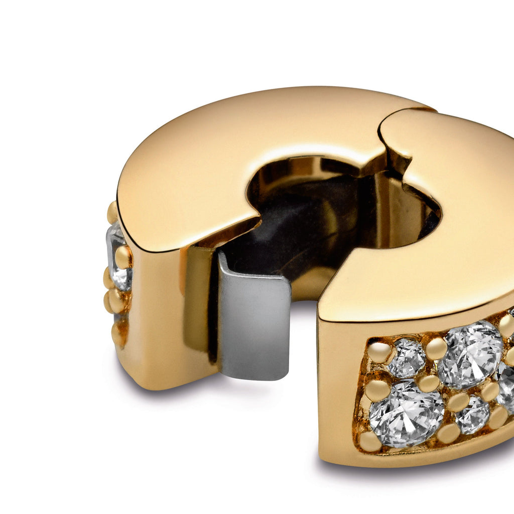 Pandora Charm Featuring Clear Pavé Clip