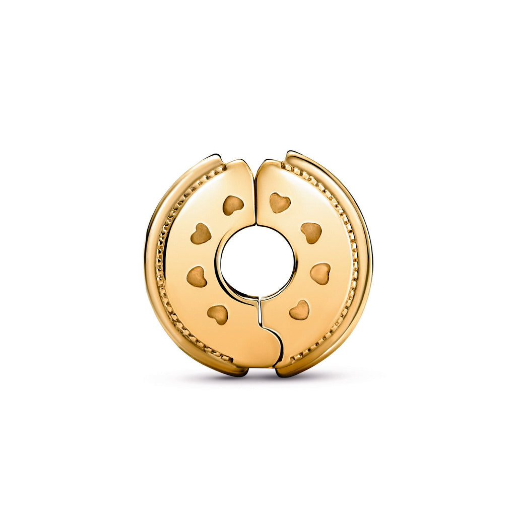 Pandora Sparkling Pavé Lines & Logo Clip Charm