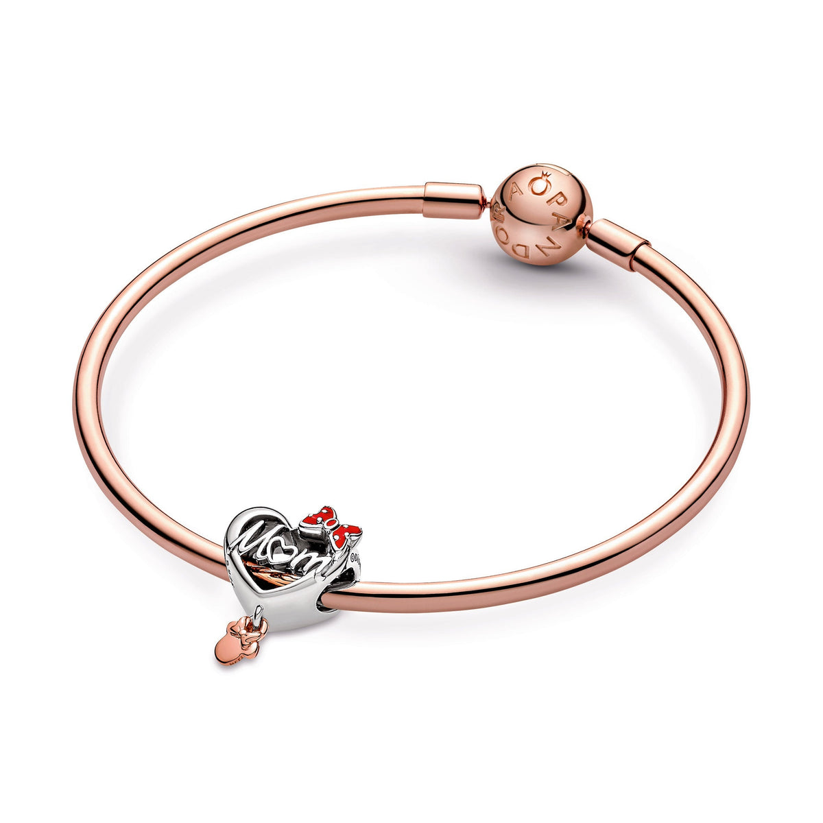 Pandora Charm Featuring Disney Minnie Mouse Mum Heart