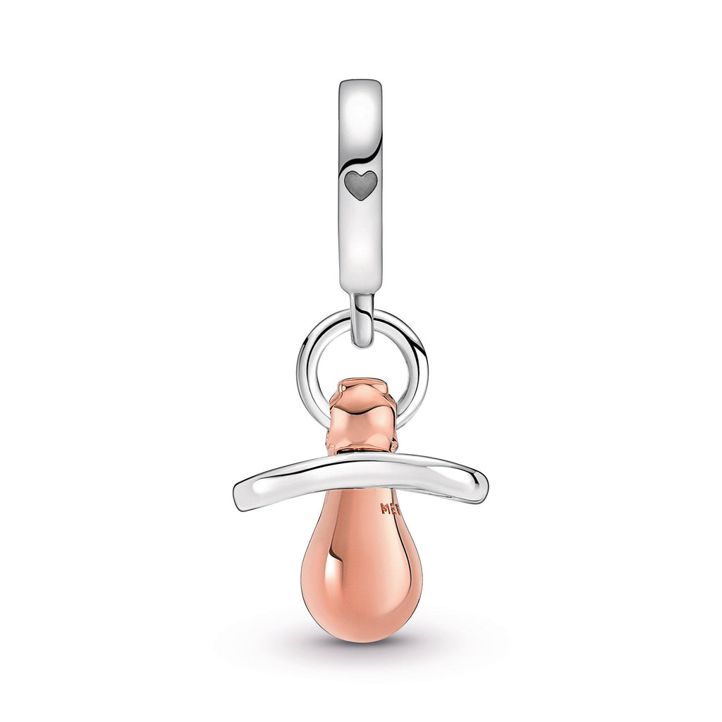 Pandora Charm Featuring Baby Pacifier Dangle