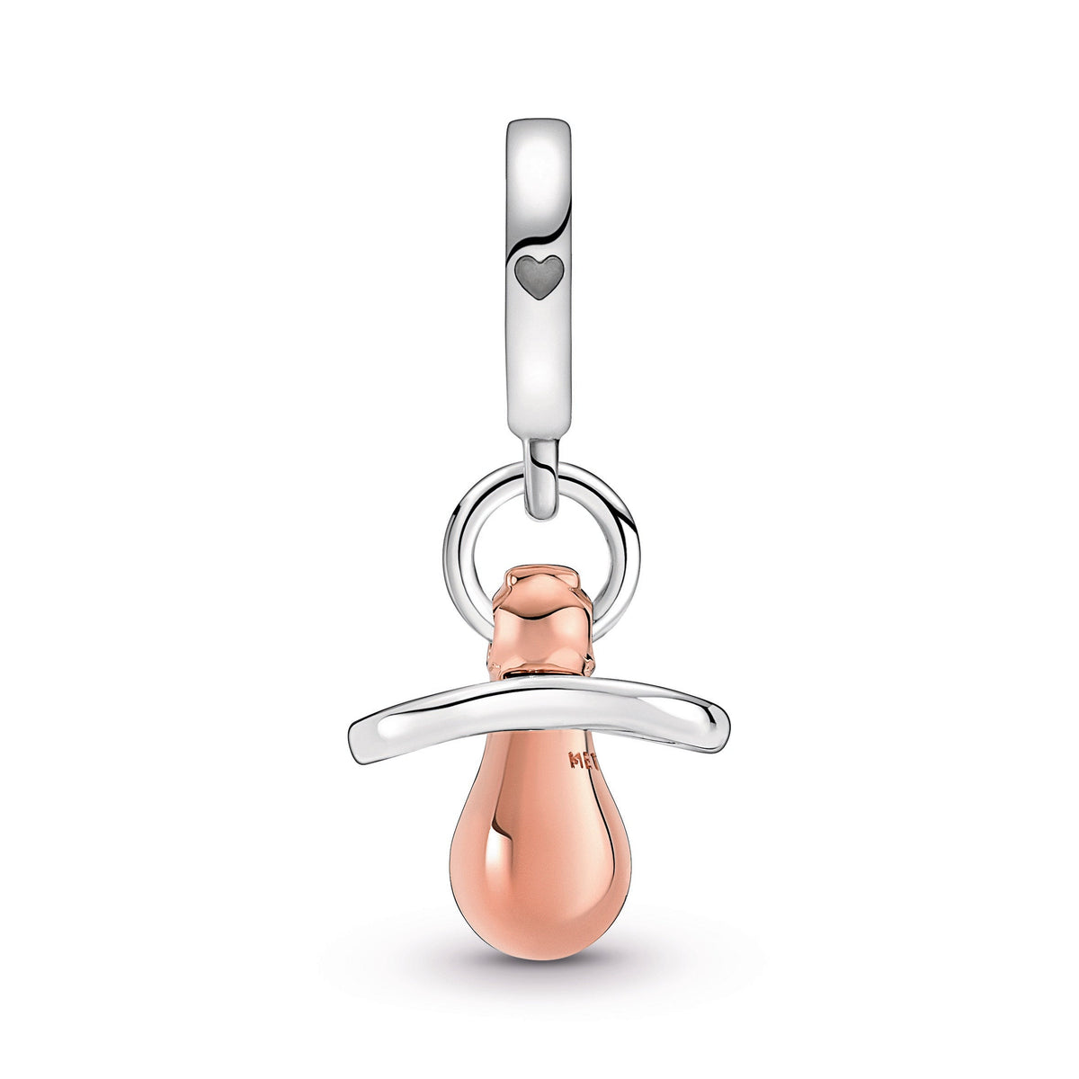 Pandora Charm Featuring Baby Pacifier Dangle