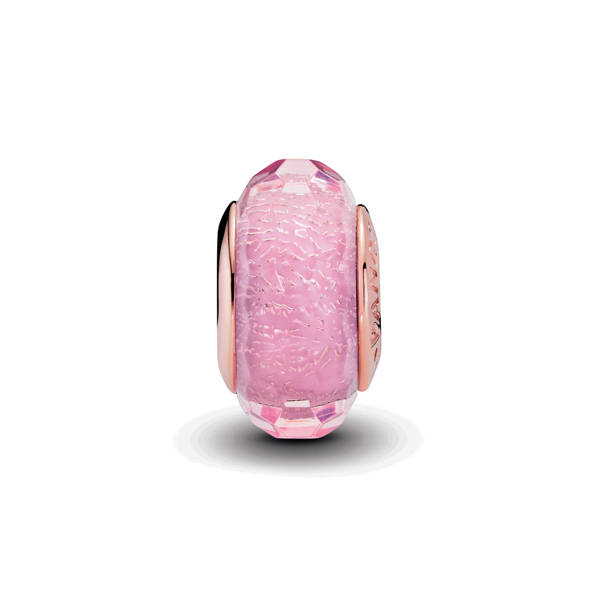 Pandora Faceted Pink Murano Glass Charm