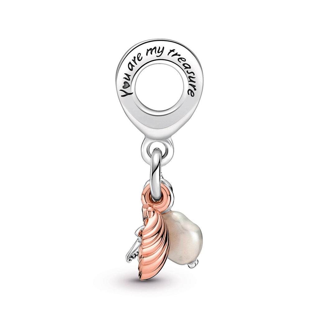 Pandora Charm Featuring Freshwater Cultured Pearl, Starfish & Shell Triple Dangle