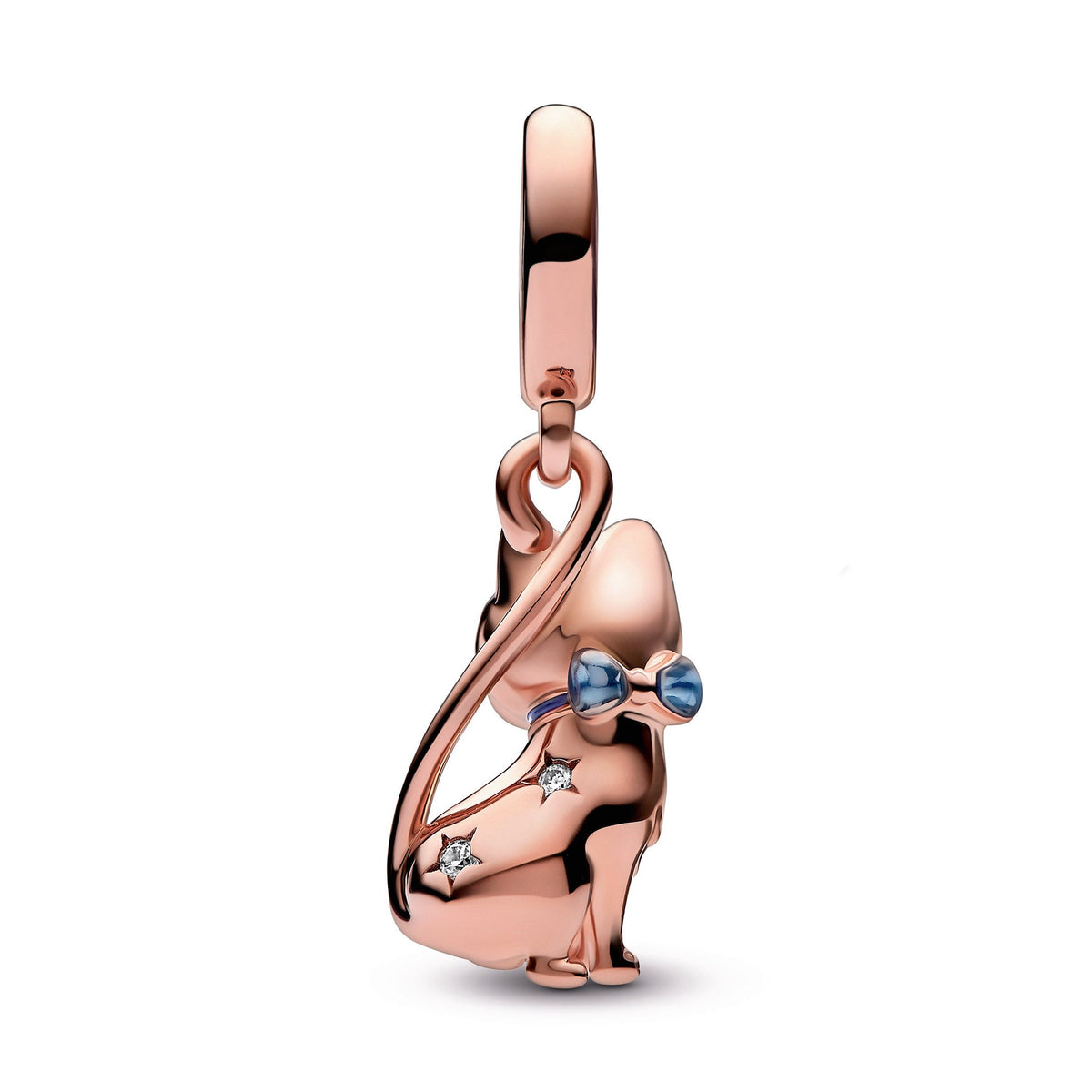 Pandora Charm Featuring Sparkling Pet Cat Dangle