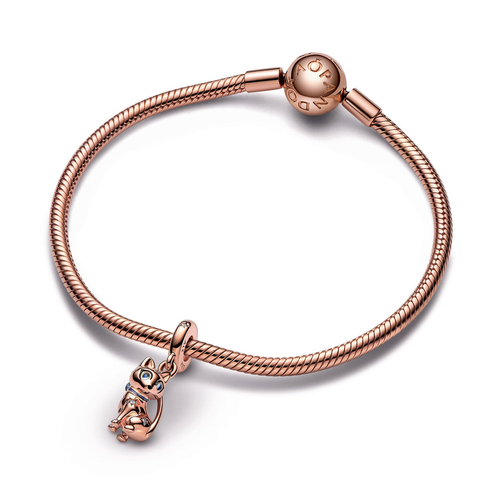 Pandora Charm Featuring Sparkling Pet Cat Dangle