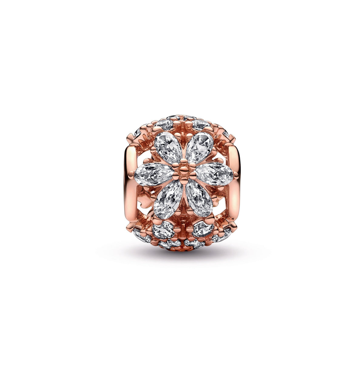 Pandora Charm Featuring Sparkling Herbarium Cluster Round