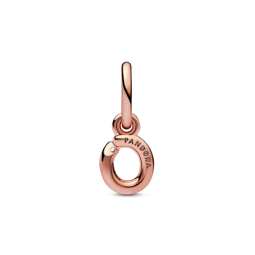 Pandora Letter o Script Alphabet Dangle Charm