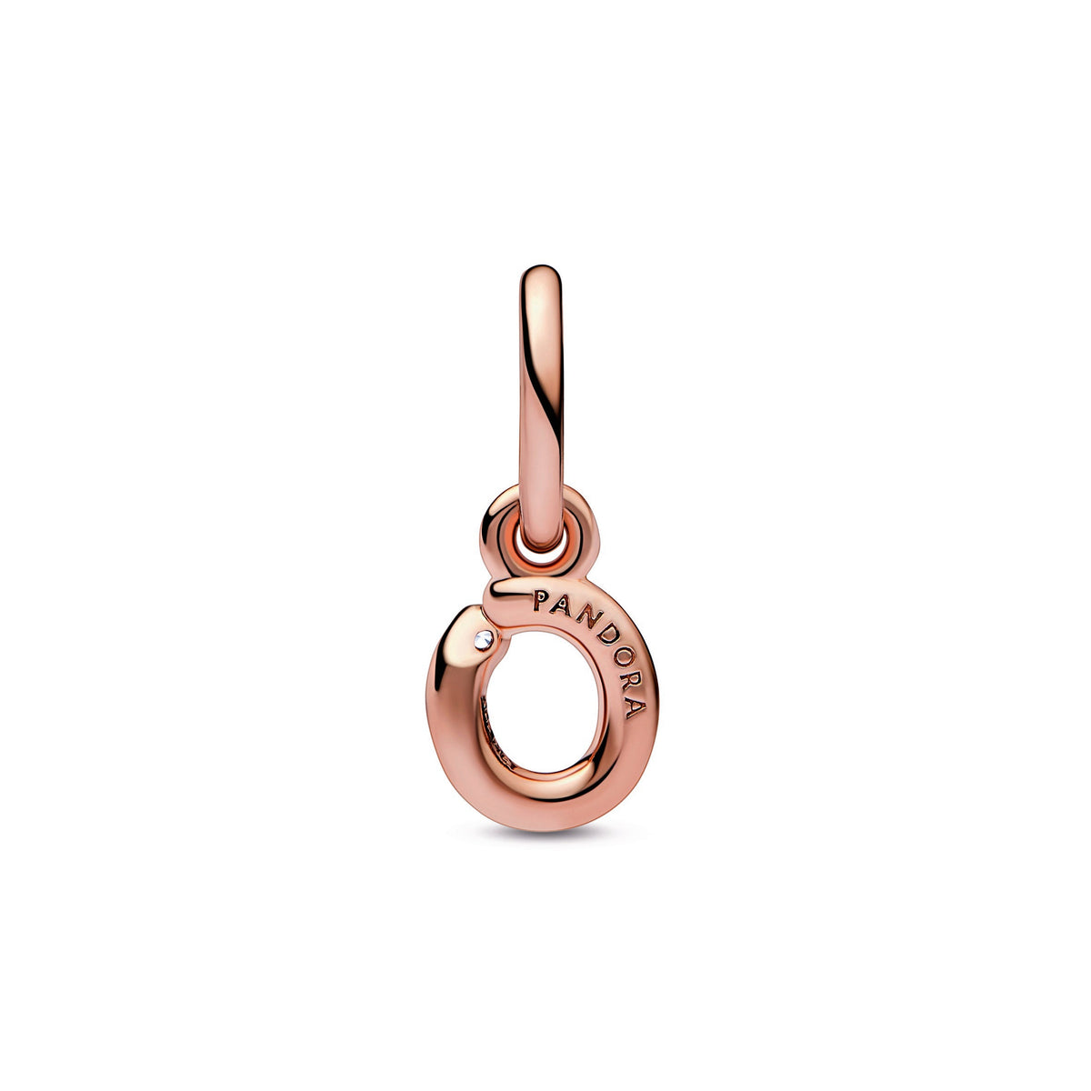 Pandora Letter o Script Alphabet Dangle Charm