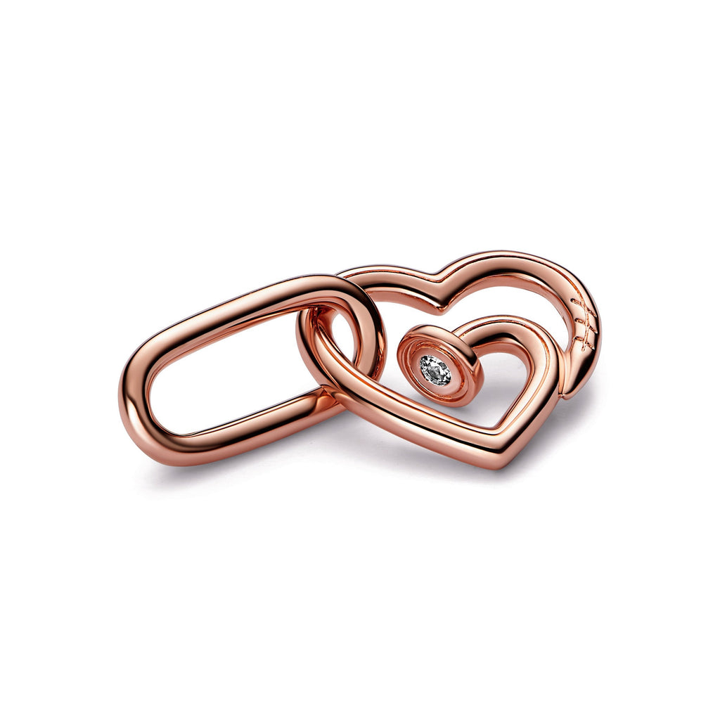 Pandora Bracelet Featuring ME Nailed Heart Styling Double Link