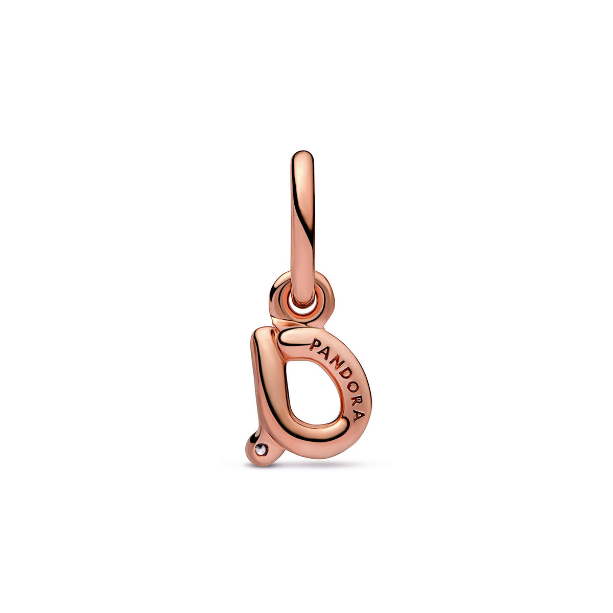 Pandora Charm Featuring Letter a Script Alphabet Dangle