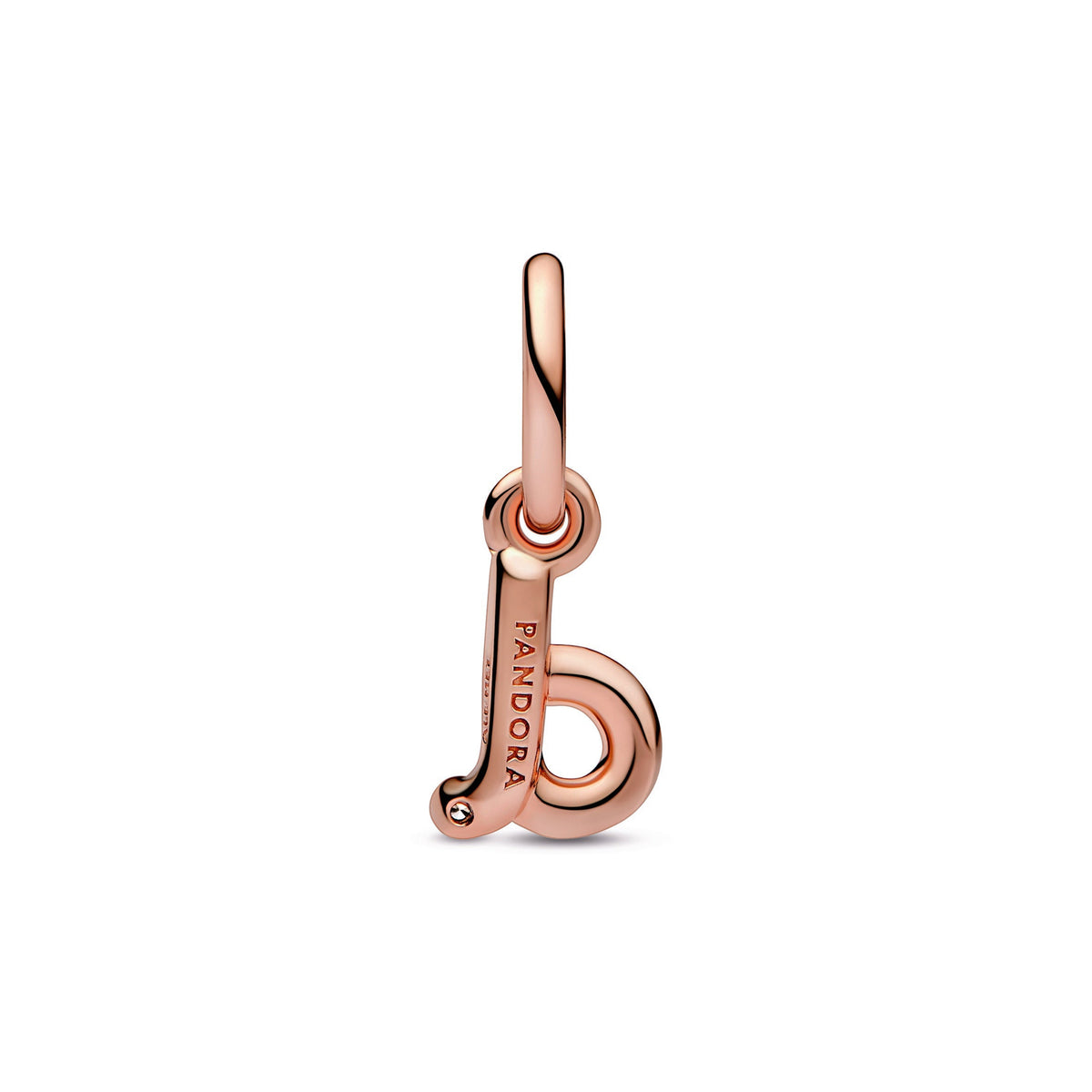 Pandora Charm Featuring Letter d Script Alphabet Dangle