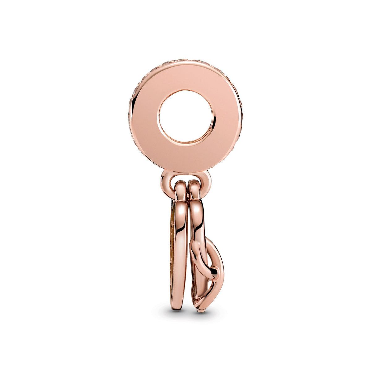 Pandora Charm Featuring Love You Infinity Heart Dangle