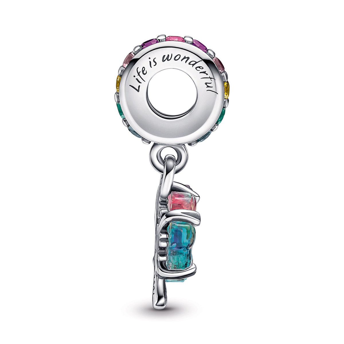 Pandora Charm Featuring Togetherness Tree Murano Glass Dangle