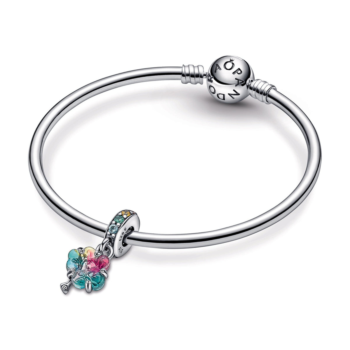 Pandora Charm Featuring Togetherness Tree Murano Glass Dangle