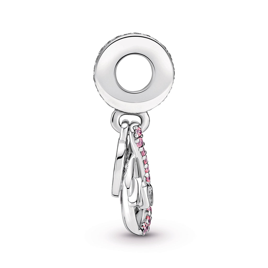 Pandora Charm Featuring Mum Infinity Pavé Double Dangle