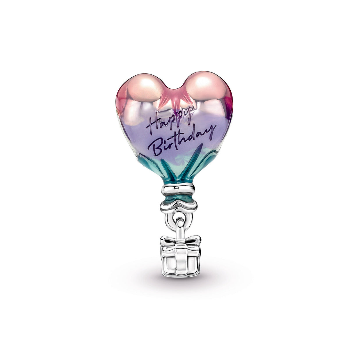 Pandora Charm Featuring Happy Birthday Hot Air Balloon
